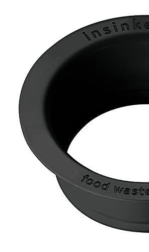 InSinkErator Matte Black Sink Flange - Compatible with Garbage Disposals, FLG-MTBLK