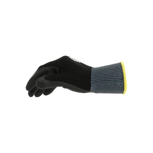 Mechanix Wear SpeedKnit Utility Work Gloves - Coated-Knit Work Gloves - Abrasion Resistant - Oil-Resistant Micro Foam Grip - Machine Washable - Black - Large/X-Large