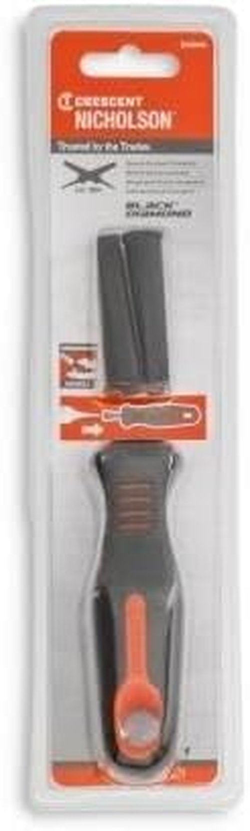 Nicholson Ergonomic Rubber File Handle with Inserts, 4-1/2" Length (Pack of 1)