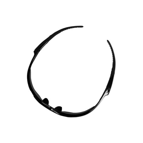 KleenGuard V30 Nemesis Safety Glasses, Black Frame, Smoke Anti-Fog Lens