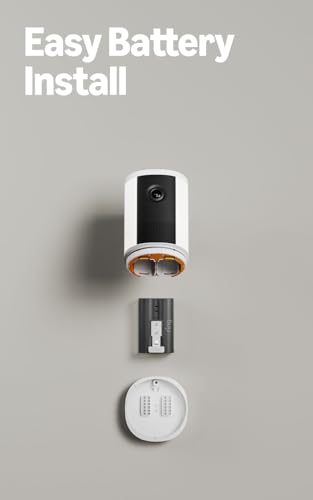 Ring Spotlight Cam 2K Battery Security Camera - White, 1 Pack, Motion & Zoom