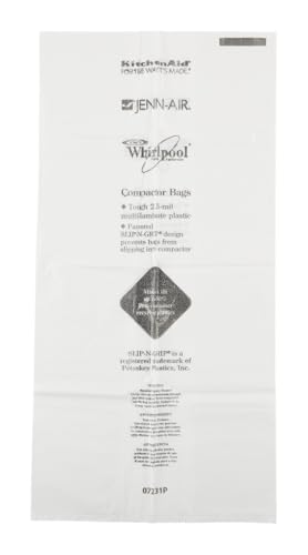 Whirlpool 15" Trash Compactor Bags (180-pack) W10165295BU Slip-N-Grip