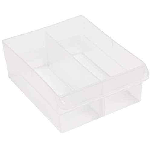Akro-Mils 40717 Length Dividers for Plastic Storage Hardware and Craft Cabinet Large Drawers, (6-Pack), Clear