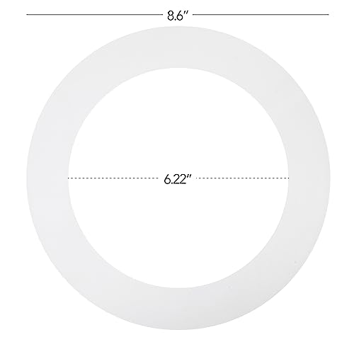 Maxxima 6-Inch Recessed Light Goof Rings - Can or Canless Trim, 12 Pack