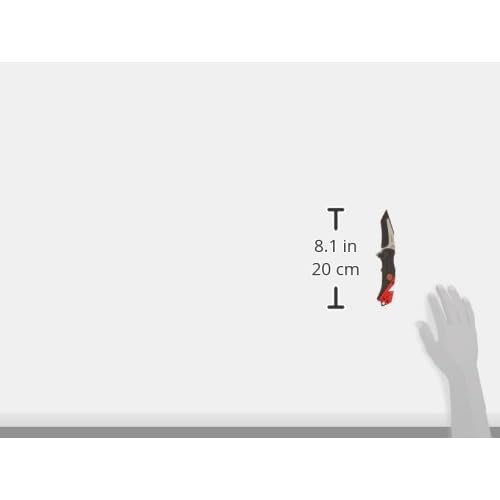 Tac-Force Pocket Folding Pocket Knife ? Black/Satin Finish Blade, Black/Red Aluminum Handle w/Fire Dept Logo, Rope Cutter, Glass Punch, and Pocket Clip, Tactical, EDC, Rescue - TF-640FD