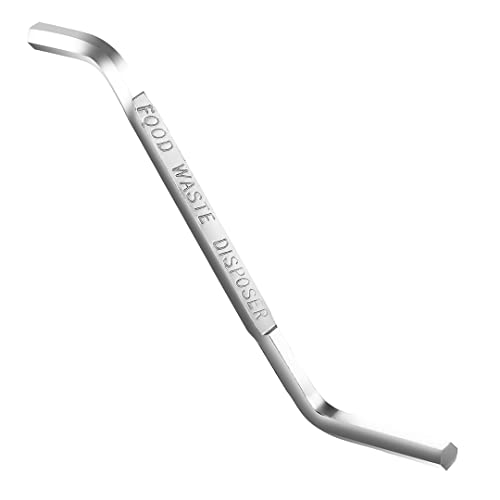 LitKiwi Jam-Buster Garbage Disposal Wrench, Silver – 1 Pack, 1 Variation