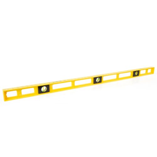 MAYES 10102 48-Inch Level - Made in USA, 0.001in Vials, Scratch-Resistant