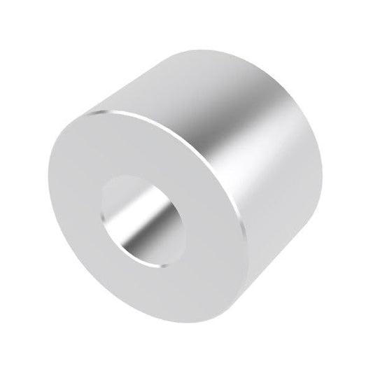 Aluminum Spacer 3/4" OD x 5/16" ID x Choose Your Length, Round Spacer Unthreaded Standoff Bushing Plain Finish, Fits Screws Bolts 5/16" or M8 by Metal Spacers Online (1/2" Length, 10 Pack)
