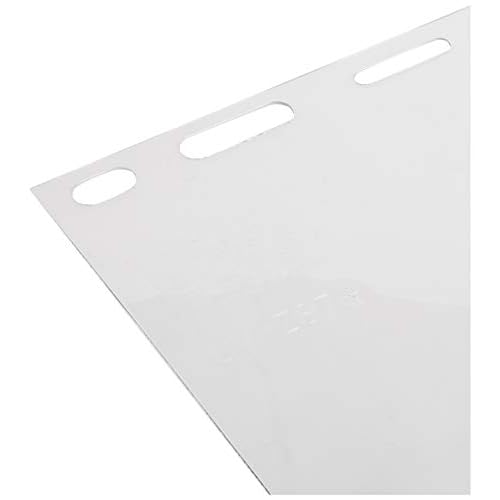Replacement Face Shield, 8"x 15.5"x .040, Clear Polycarb, Model 15151