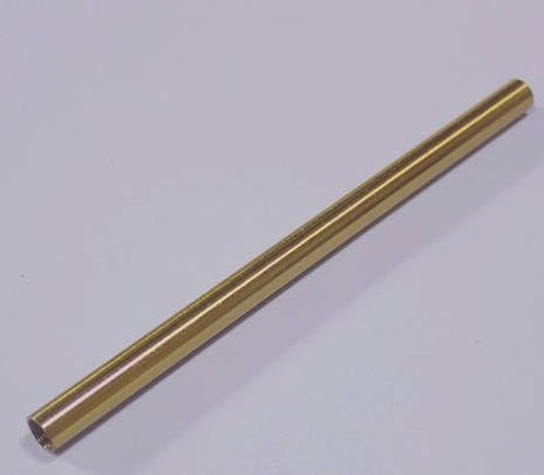 Lnrueg Brass Color M10 Threaded Extension Rod, 10 PCS 12 Inches Threaded Extension Rod for Pendant Light, Island Lighting, Chandeliers, Lighting Fixture Rods Stems (Brass Color)
