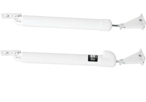 Green Star Touch 'n Hold Heavy Duty Dual Door Closer System - White