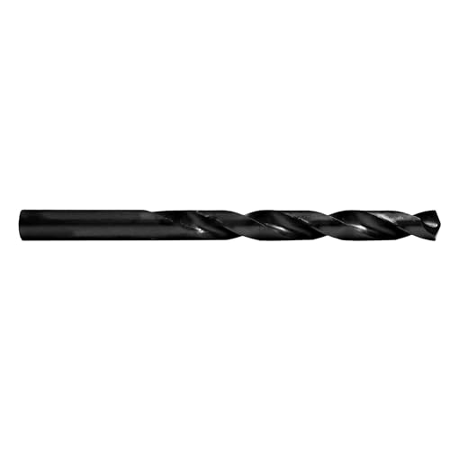Century Drill & Tool 24223 Pro Grade Black Oxide Drill Bit, 23/64