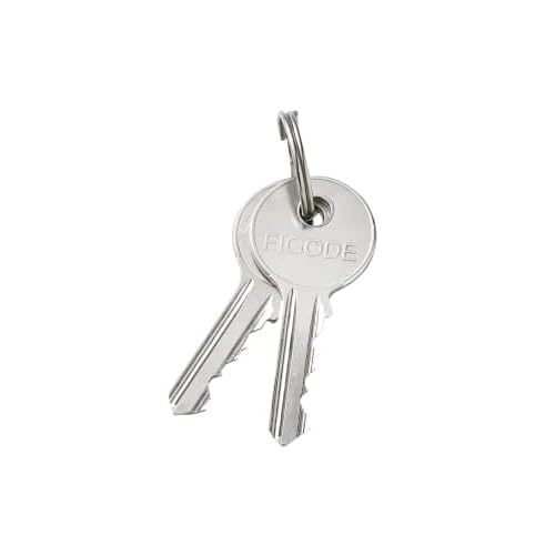 FIGODE¢ç Lock, Marine Grade Rustproof Padlock with Stainless Steel Shackle and Chrome Plated Brass Body, Outdoor Padlock Weatherproof, Keyed Different, 2.3 in. Long Shackle, 1 Pack