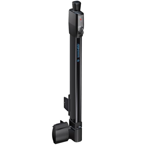 D&D MagnaLatch Top Pull Pool Safety Gate Latch 20.5 Inch Black - Self-Locking, Adjustable