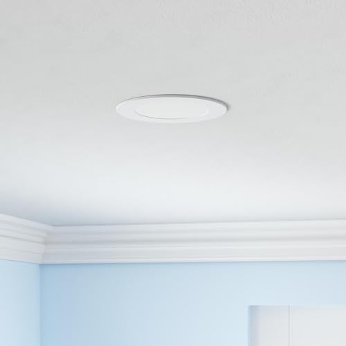 Ensenior 4 Inch LED Recessed Ceiling Light 5CCT (2700K-5000K), 750LM, 9W, Dimmable, IC & Wet Rated, 16 Pack