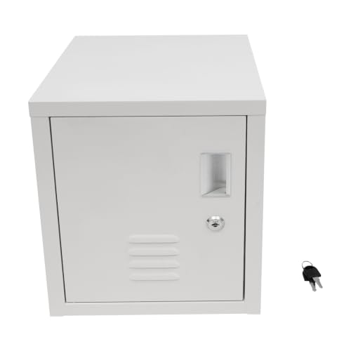 Lockable Metal Storage Cabinet 2-Compartment Locker | HIPUDNLM