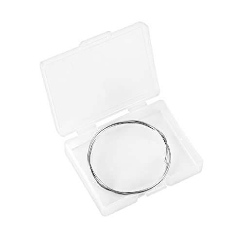 AIEX 14inch Silver Solder Wire, Low Temp Silver Solder Wire Hard Silver Welding Wire Tools for Jewelry Making Repair Electronic Soldering Diameter 0.8mm