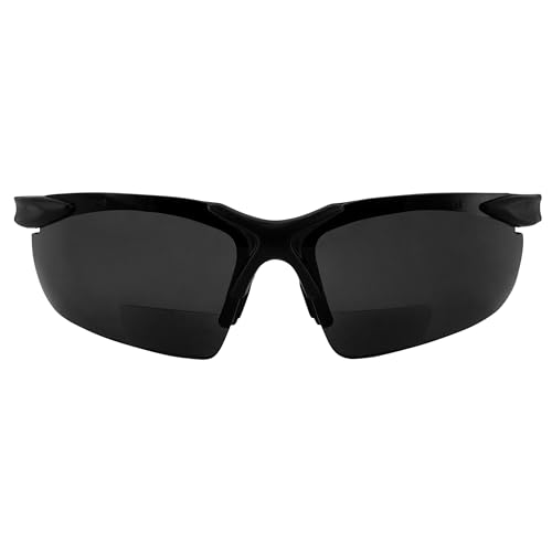 Global Vision Apex 2.0 Bifocal Safety Glasses, Two Pair with Clear and Smoke Lenses