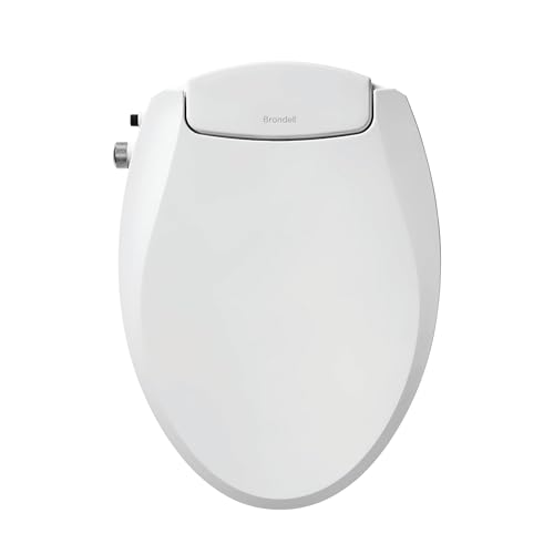 Brondell Ecoseat 101 Non-Electric Elongated Bidet Toilet Seat - White, S101