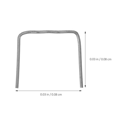 Wakauto 500pcs Hot Staple Repair Machine Plastic Welding Hot Stapler Car Auto Bumper Repair Pre Cut for All Cars Flat Angle 0.8mm