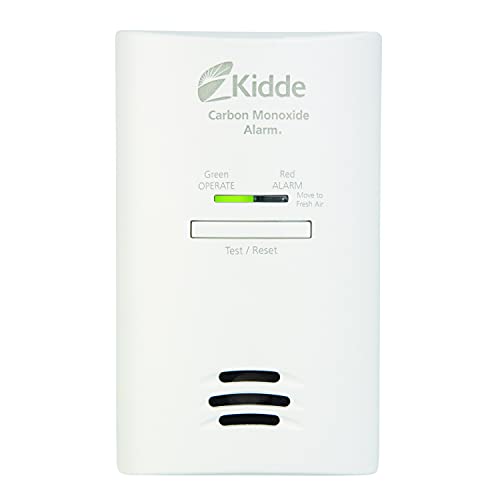 Kidde Carbon Monoxide Detector Clamshell Packaging Plug-in with Battery Backup