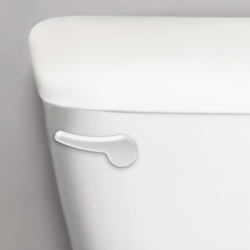 Korky Metal Toilet Flush Handle & Lever - White, Model 6065, Fits Most Toilets