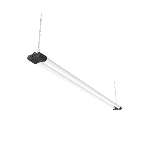 Quarterback 4FT 40W LED Shop Light with Inline Switch - Daylight White 5000K, Surface or Suspension Mount, Model 1