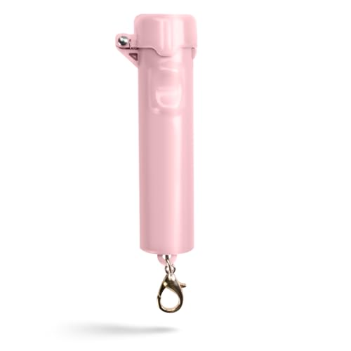 Guard Dog Security Packin' Heat, World¡¯s Smallest Pepper Spray Self Defense for Women, Police Strength with Keychain Snap Clip, Compact Design, Long Range, UV Dye, Push-Button Safety Cap