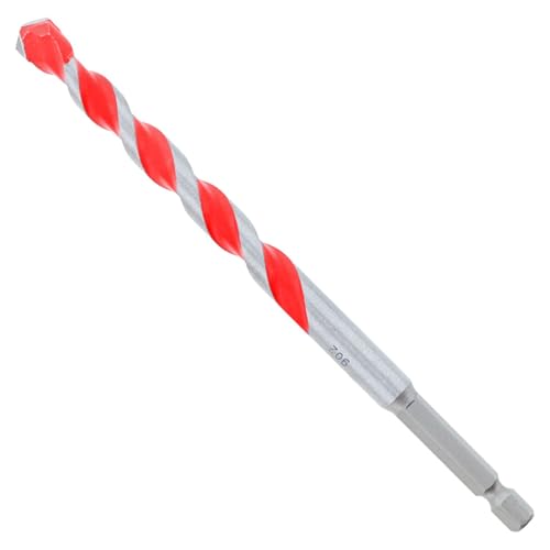Diablo SPEEDemon Red Granite Carbide Tipped Hammer Drill Bit for Concrete, Masonry and Stone - 3/8" Diameter, 6" Length, 4" Working Length - DMARG1120