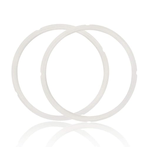 ZoneFly 6qt Silicone Gasket Sealing Ring for Instant Pot IP-DUO60/DUO50 etc. 2-Pack