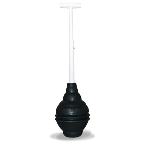 Korky BeehiveMAX Heavy Duty Toilet Plunger with Adjustable Telescoping Handle
