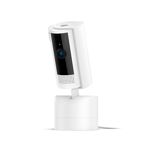Ring Pan-Tilt Indoor Cam | See all around your home or business with 360¡Æ pan coverage, HD video, plus Two-Way Talk (2024 release) | White
