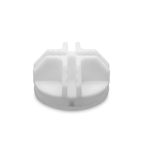 30Pcs Wire Cube Connectors Plastic Grid Cube Organizer Connector for Modular Closet Storage Organizer & Wire Shelving (White)