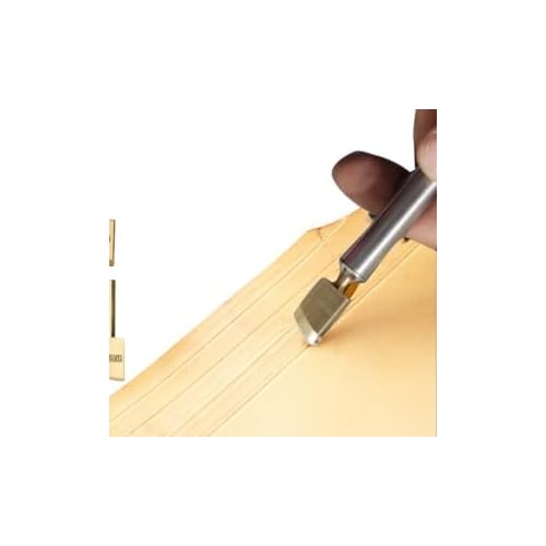 Pssopp 9Pcs Leather Brass Solder, Leather Hot Process Soldering Tools Brass Soldering Iron Tip to Burn The Decorate Leather Craft Making Tool