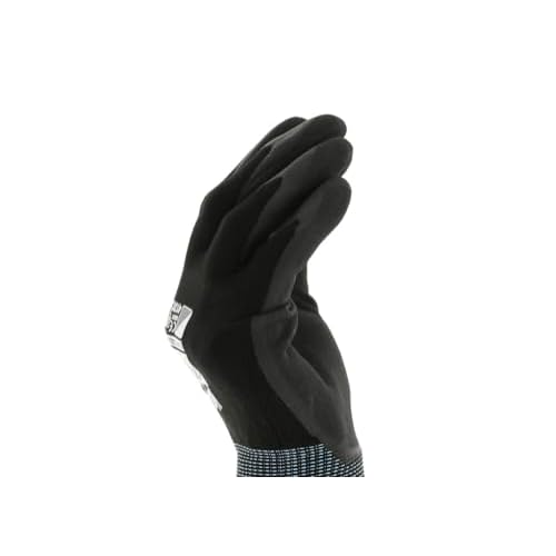 Mechanix Wear SpeedKnit Utility Work Gloves - Coated-Knit Work Gloves - Abrasion Resistant - Oil-Resistant Micro Foam Grip - Machine Washable - Black - Large/X-Large