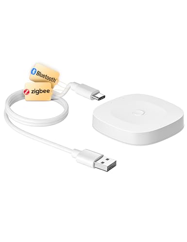 MOES ZigBee & Bluetooth Mesh Gateway, Tuya Wireless Smart Home Bridge Hub - Zigbee & BLE Wireless Hub