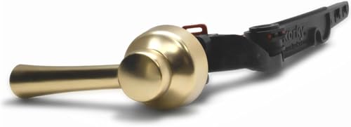 Korky Strongarm Metal Toilet Handle & Lever Brushed Gold 12.5 x 4 x 2