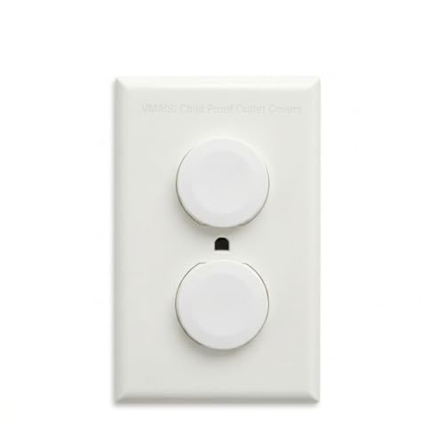 Vmaisi 62 Pack Baby Proofing Outlet Covers - White Child Safety Plug Protectors