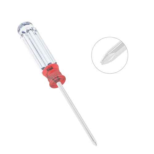 10PCS Mini Phillips Screwdriver, 3mm Cross Head with Clear Non-slip Handle for Small Appliances, 5"(127mm) Total Length, Magnetic