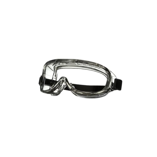 3M Professional Goggle, Clear Lens Provides Excellent Visibility, Impact-Resistant, Blocks 99.9% of UV, Indirect Ventilation