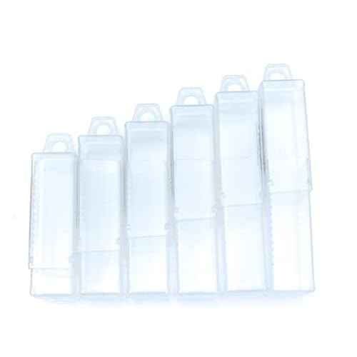 FTG USA Storage Container 6 Piece Extendable Plastic Box Used as Storage Case for Countersink and Replacement Drill Bits
