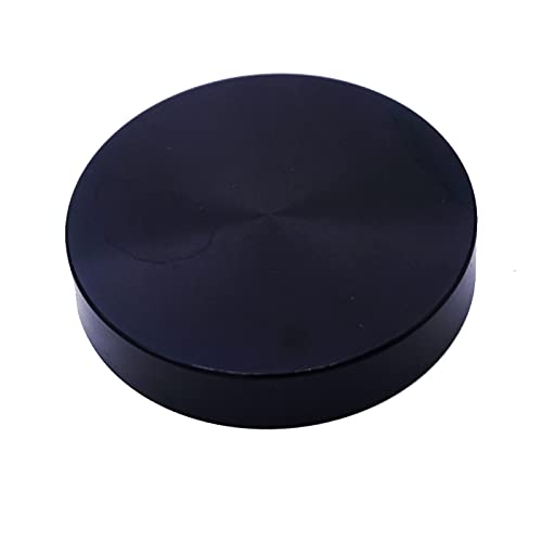 GEONASSUR 60mm Circular Bubble Level in Black Aluminum