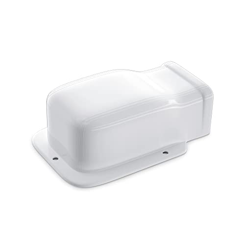 Plusluck White 3-Inch Wall Cover Line Cover Set for Mini Split PVC AC System
