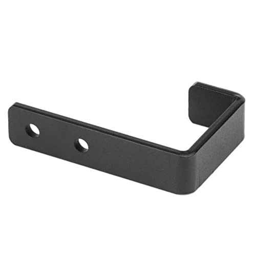 4 Pcs 4-3/8" Heavy Duty Black Steel J Hooks, Wall Mount Utility Hook for Hanging Barbells Garage Storage