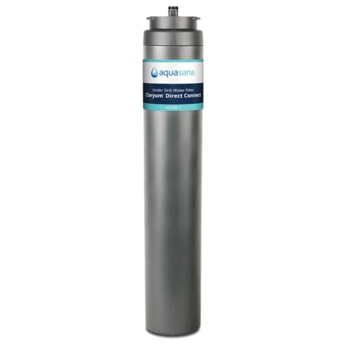 Aquasana AQ-MF-1-R Claryum Under Sink Water Filter Replacement - Includes Direct Connect