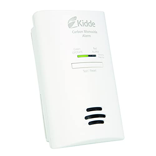 Kidde Carbon Monoxide Detector Clamshell Packaging Plug-in with Battery Backup