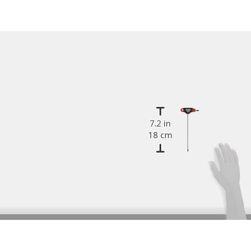 Klein Tools JTH6E09BE 9/64-Inch Ball-End Hex Key with Journeyman T-Handle, 6-Inch