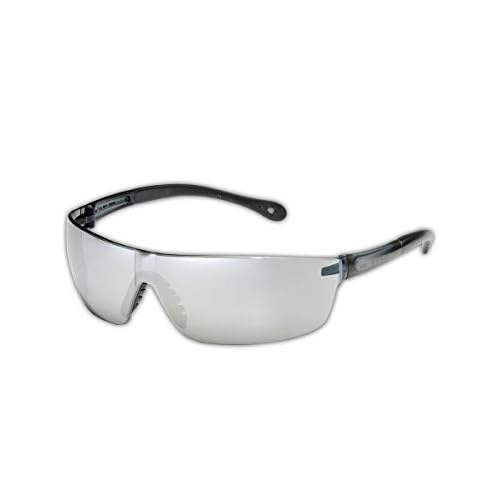 Gateway Safety 448M Starlite Squared Safety Eyewear - Gray Temples, Silver Mirror Lens