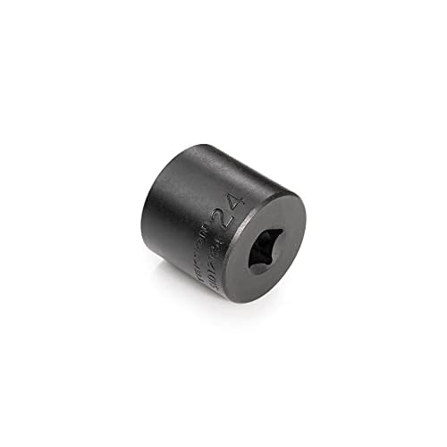 TEKTON 3/8 Inch Drive x 24 mm 6-Point Impact Socket | SID12124