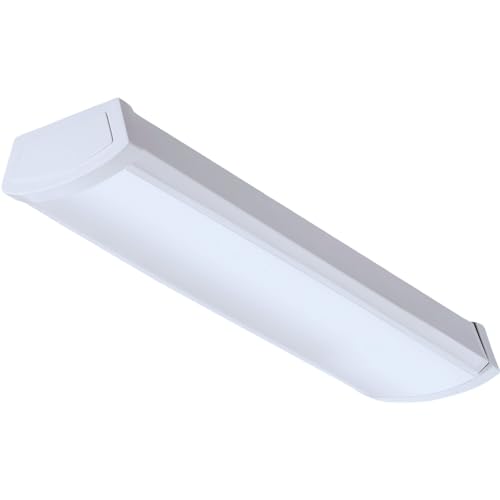 Lithonia Lighting 2' LED Wraparound Light Fixture 4000K Cool White, 24 inch, 120V